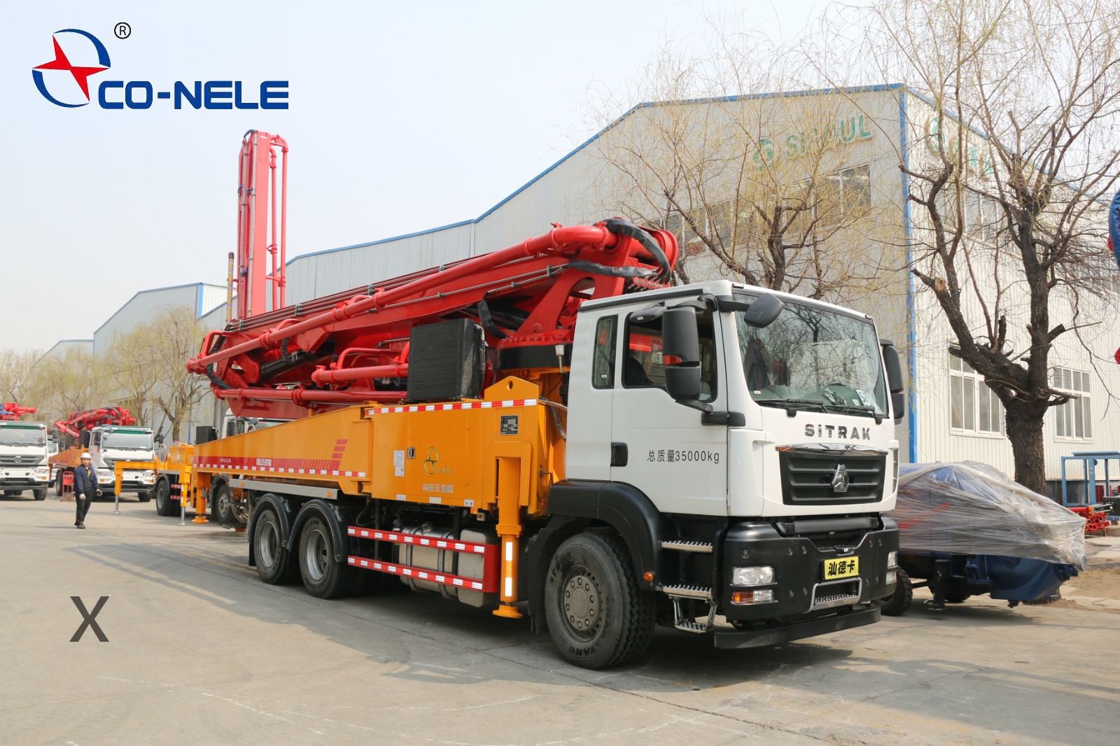 重汽44米混凝土泵車(chē)